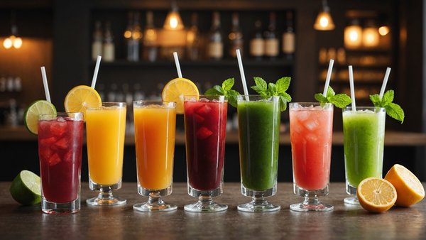 Cocktails bar à jus : l'avenir des boissons saines et créatives